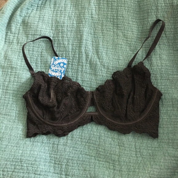 Free People NWT Daydreamer bra in onyx 32 D B 34 A - Picture 9 of 14